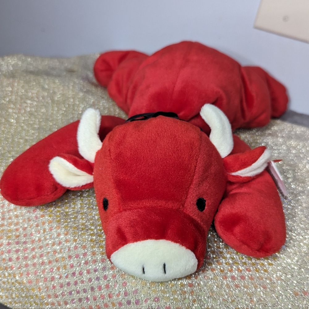 Ty pillow pal red the bull